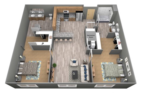 Florence - 3D - Vivere Floor Plan